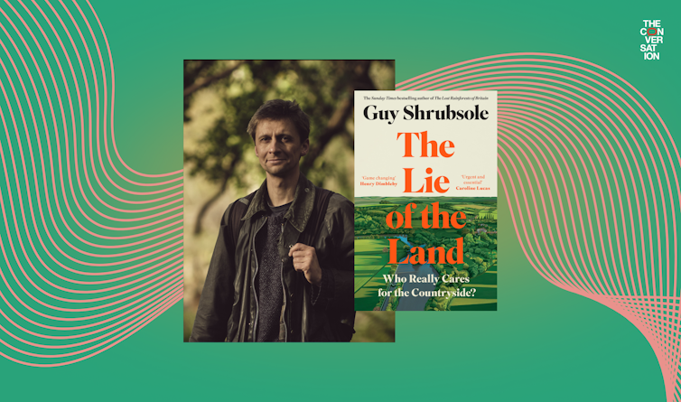 Book cover of The Lie of the Land and Guy Shrubsole